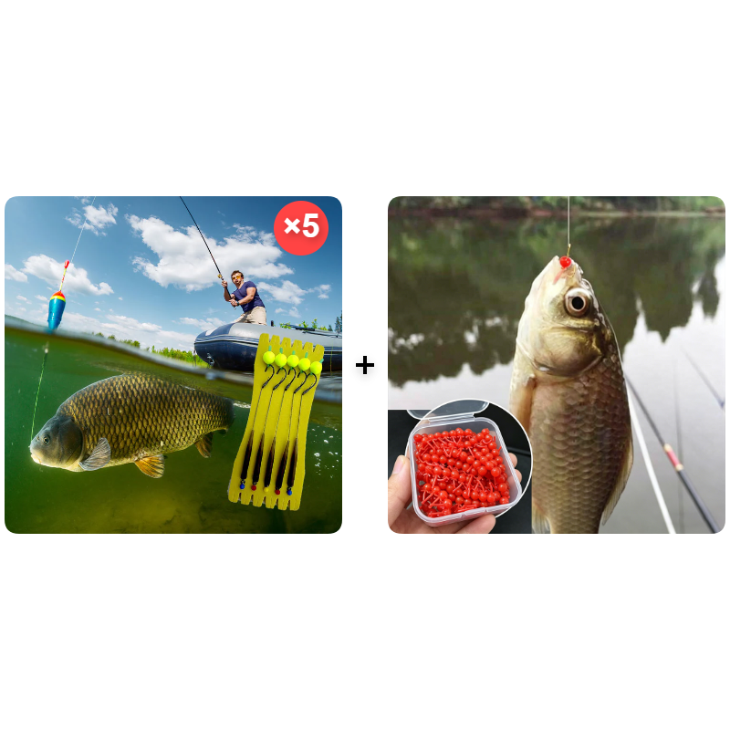 Angelhaken mit schwimmender Kugel und hohem Auftrieb