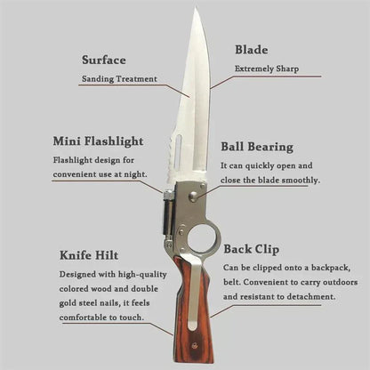 💥2025 Sonderangebot 49% Rabatt🔥 Tragbares AK-47 Klappmesser aus Edelstahl für den Außenbereich