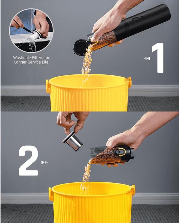 🚗NEUER ANGEBOT💥Slim V8 Mate Akku-Autostaubsauger, hohe Leistung, 13000 Pa/30 AW