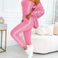 Dreiteiliges Set für Damen, bestehend aus einer Jacke und einer Baseballhose