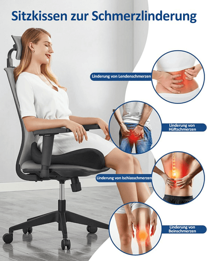 🎁LETZTER TAG 56％ RABATT🔥Ergonomisches Sitzkissen aus Memory-Schaumstoff