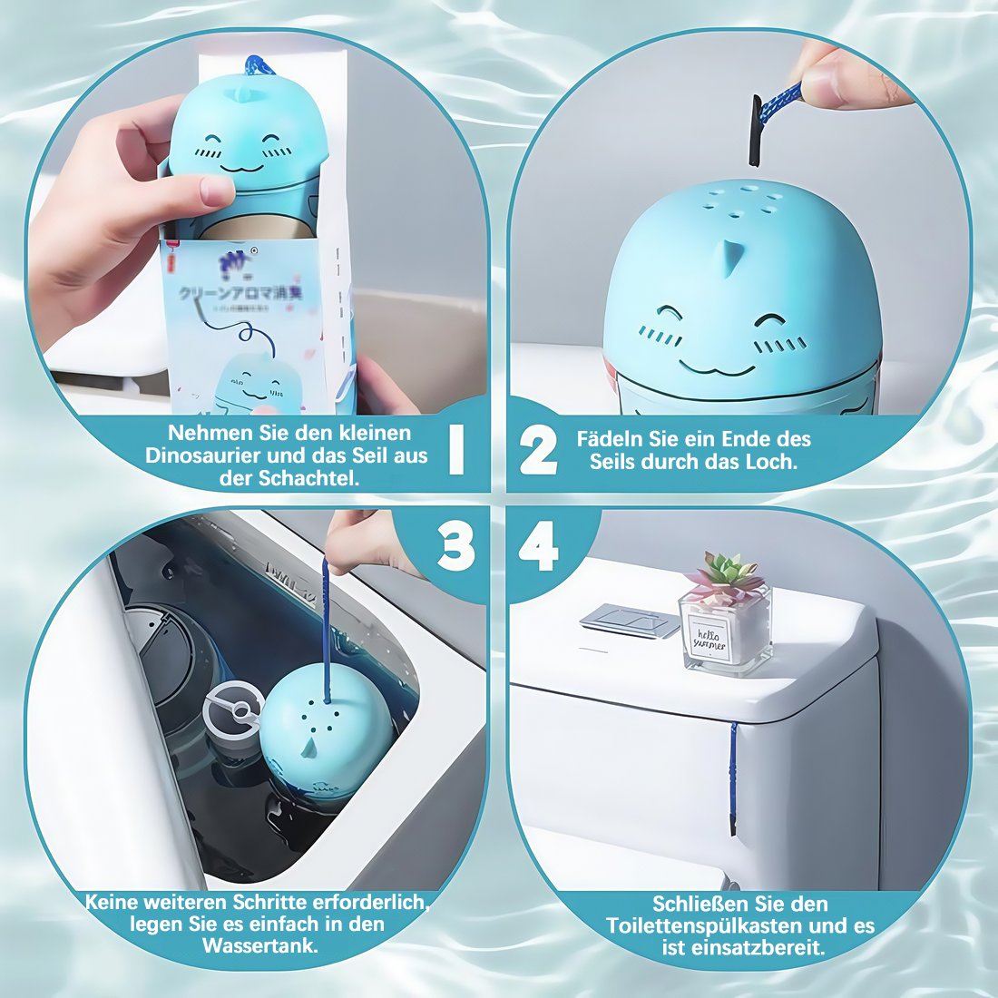 ✨ 2-in-1 WC-Reiniger & Lufterfrischer – Für ein strahlend sauberes Bad!