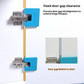 🔧 Magnetisches Scharnier-Zubehörteil – Ihre schnelle Lösung für die Türinstallation.