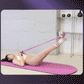 💎💪Multifunktionales Pedal-Widerstandsband, elastisches Zugseil für das Fitnesstraining, Ganzkörpertraining für das Heim-Fitnessstudio, Sit-ups, Yoga, Bauchmuskeltraining – Summervibes
