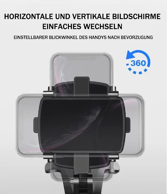 🏆2026 Neuankömmling 50% RABATT - 360-Grad-drehbare Handyhalterung fürs Armaturenbrett im Auto