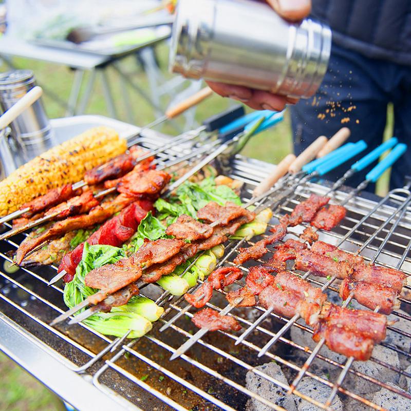 🔥 60% RABATT ! Klappbarer Outdoor-Grill aus Edelstahl – Perfekt für Camping, Garten & BBQ-Partys 🍖