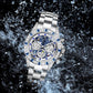 ✨🔮TINAIBIN Zwölf Sternzeichen & Sternenhimmel Diamant Automatikuhr Skelett Herrenuhr