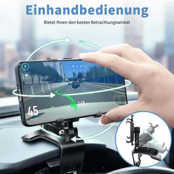 🏆2026 Neuankömmling 50% RABATT - 360-Grad-drehbare Handyhalterung fürs Armaturenbrett im Auto