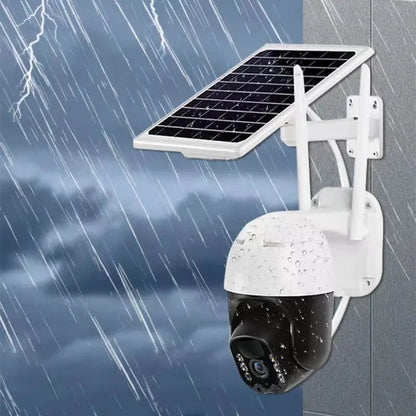 "4G/WIFI Solar Kamera 360°✨ Wetterfest mit Nachtsicht🔦Outdoor Kein WiFi nötig📶 APP Alarm bei Bewegung📱 2 Jahre Garantie✅"