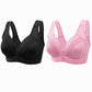 👙 50% RABATT! 🌸 Atmungsaktiver Baumwoll-BH mit Knopfleiste – Einfaches An- und Ausziehen, Weicher Tragekomfort & Anpassbarer Halt 🎀