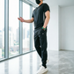 🏆🌀Zweiteiliges Sport-Set für Herren: Kurzarm-T-Shirt & Lange Hose