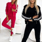 Dreiteiliges Set für Damen, bestehend aus einer Jacke und einer Baseballhose
