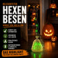 💥 50 % Rabatt ! Halloween Hexenbesen mit Lauflicht & Gruselgeräuschen – Kein Aufwand, voller Schrecken! 🧹 Überall aufstellbar, bewegt sich selbst, leuchtet grün ⚡ Limitiertes Angebot ⏳