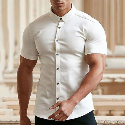 👔 59% RABATT! ✨ Herren Hemden mit Knopfleiste – Ohne Bügeln – Knitterfrei, Atmungsaktiv & Perfekte Passform 👕