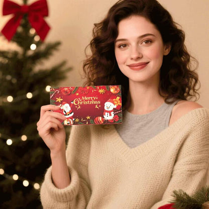 💥1 kaufen, 2 gratis dazu (3 Stück)💴🎅Weihnachts-Geldgeschenk-Umschlag