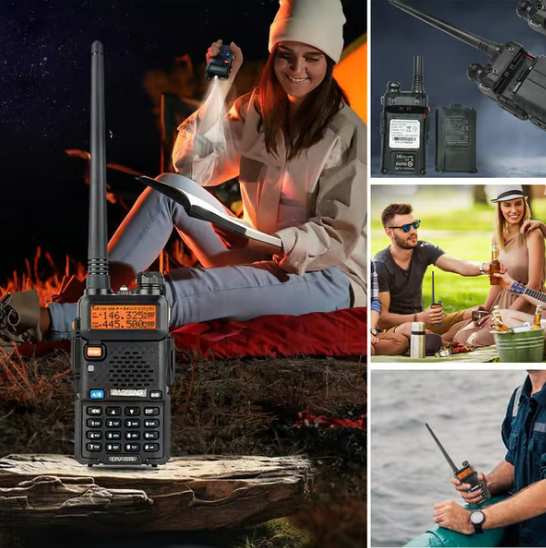 📡 UV-5R Amateurfunkgerät mit großer Reichweite UV5R Funkgerät Dualband Walkie