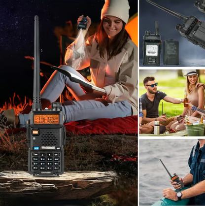 📡 UV-5R Amateurfunkgerät mit großer Reichweite UV5R Funkgerät Dualband Walkie