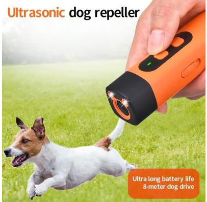 🐕✨ ULTRASCHALL-HUNDEABWEHR - Tragbar & Wasserdicht mit LED-Blitz, Humane Tiervertreibung für Outdoor-Aktivitäten, Wiederaufladbar und Einfach zu Bedienen 🛡️🔦