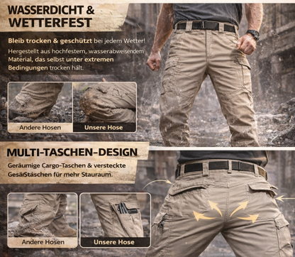 🔥50% Rabatt Herren wasserdichte Arbeitshose mit mehreren Taschen