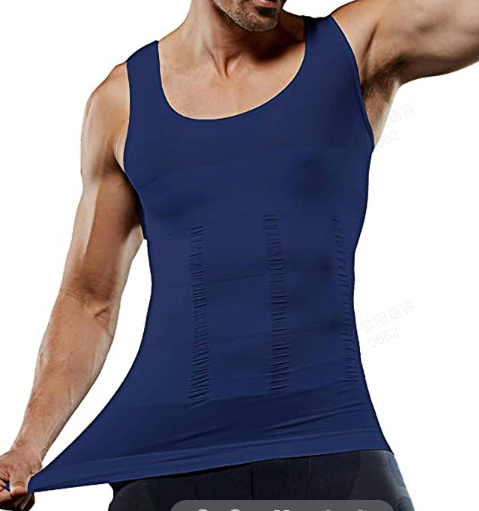 Heißer Verkauf! 💪Figurformendes, atmungsaktives Kompressions-Tanktop für Herren（Farbechtes Material, nicht leicht verblassen）