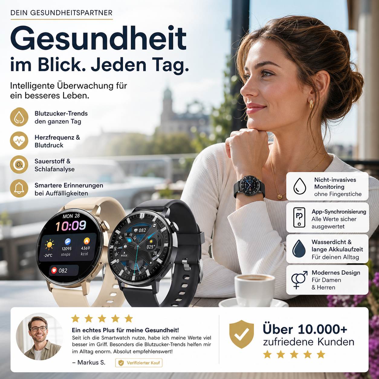 ✨⌚-50% | Intelligente Uhr mit vielfältigen Funktionen