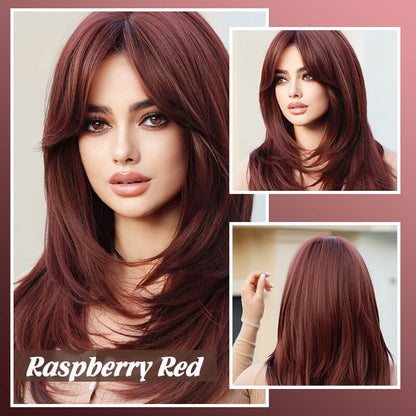 💕Layered Pony lange Perücke 🌸