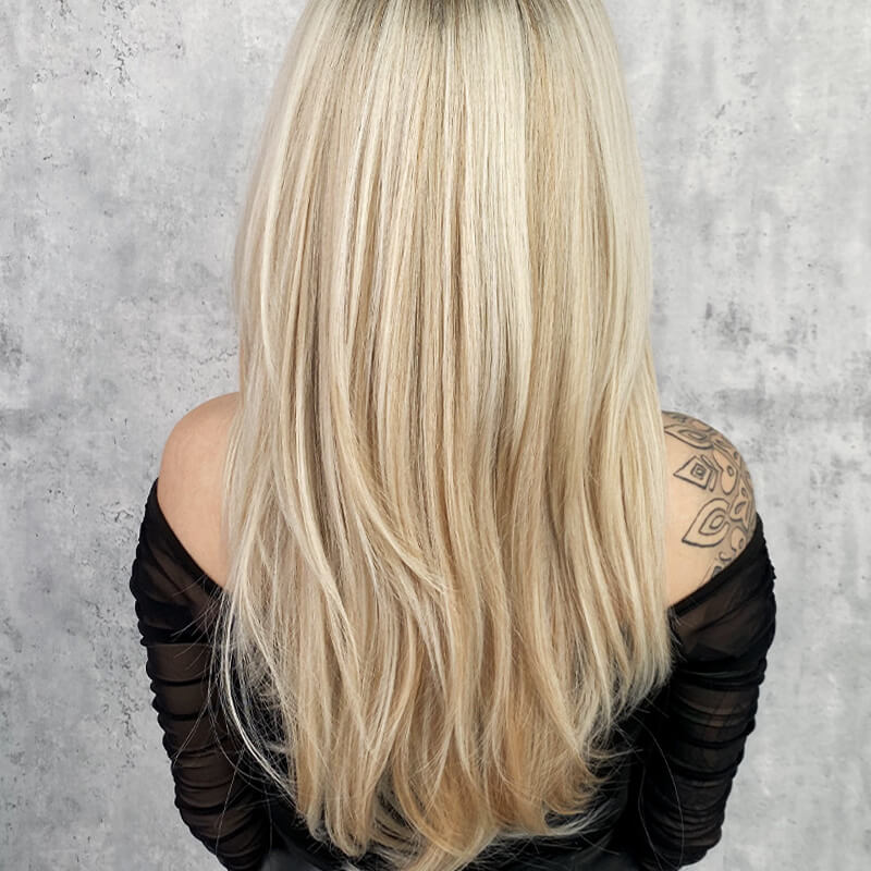 💕Layered Pony lange Perücke 🌸