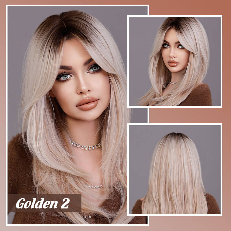 💕Layered Pony lange Perücke 🌸