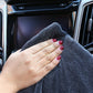 🧽50 % Rabatt+ KAUFE 3, ERHALTE 2 GRATIS! ⏰ Mikrofasertuch mit Gedrehtem Flor – Streifenfreies Glas, Saugstark & Kratzfrei 🚗