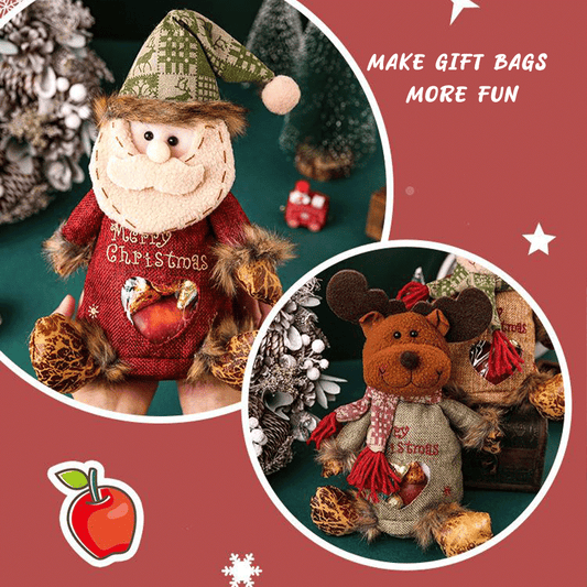 🎅 Weihnachtsverkauf - 50% OFF 🔥 Weihnachtliche Geschenktüten mit Reißverschluss