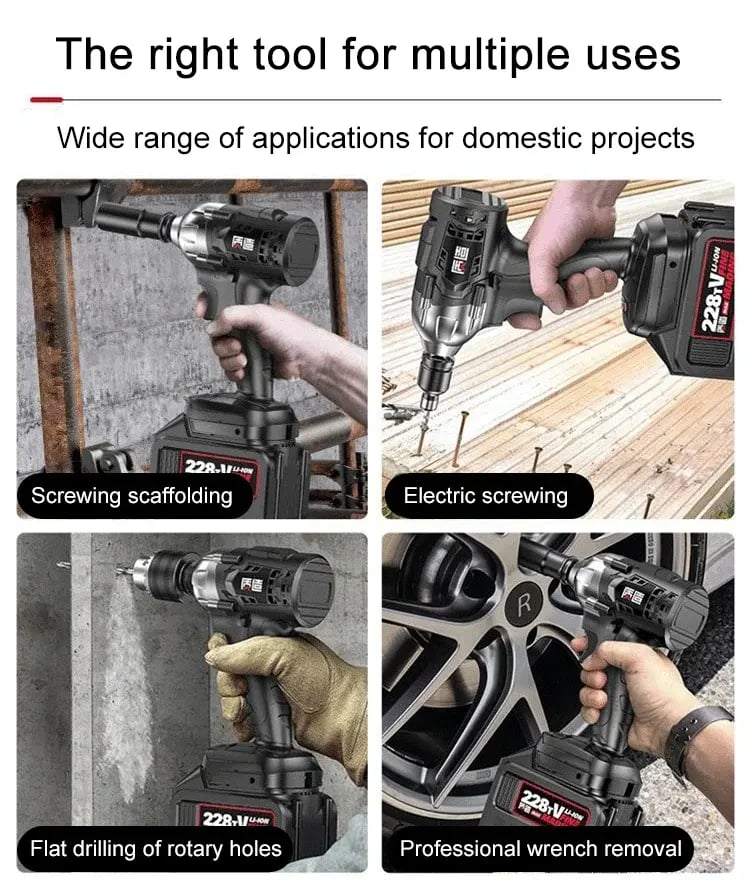 Bürstenloser Elektroschrauber--Leistungsstark, ohne Bürstenverschleiß!