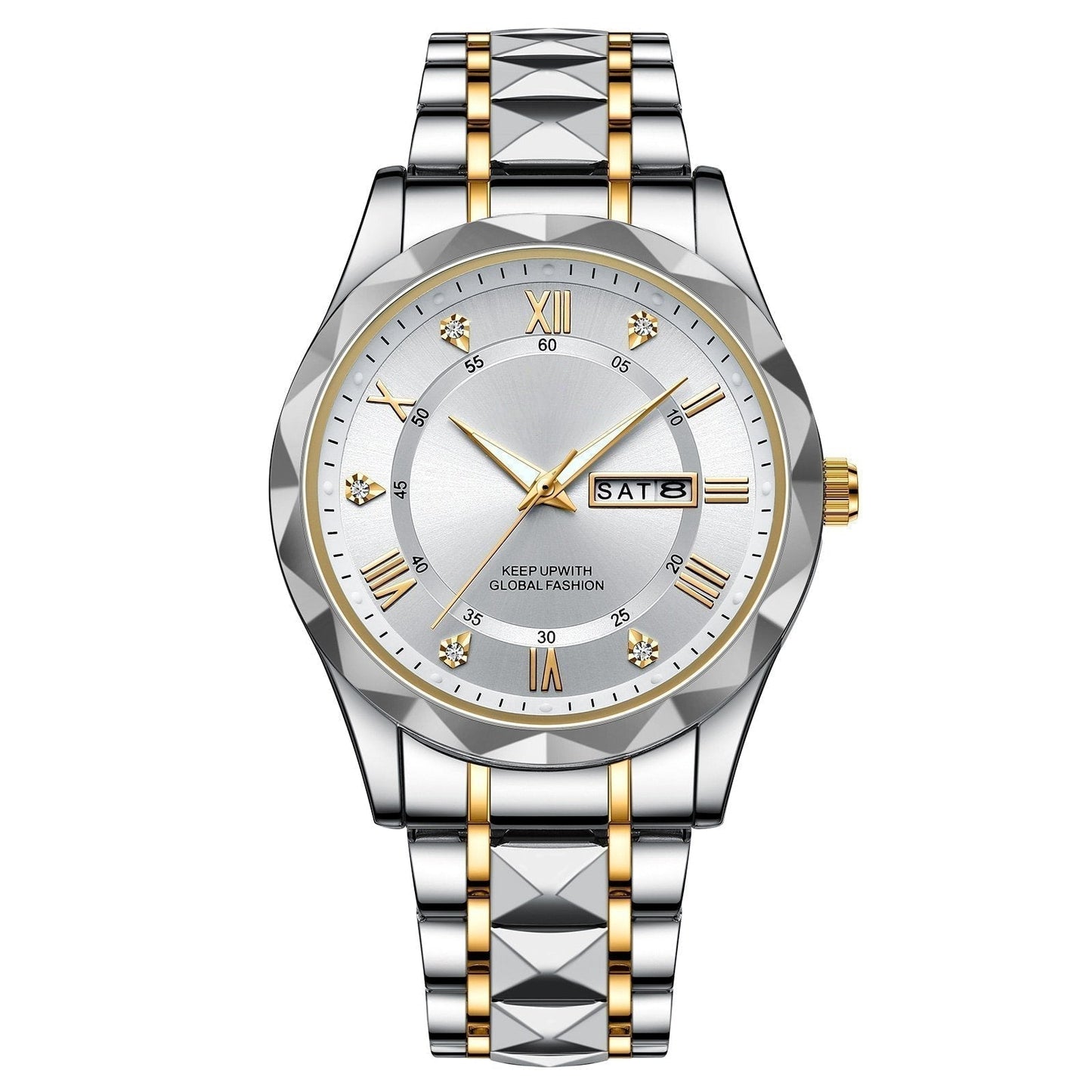 ⌚Ideales Geschenk - Wasserdichte Luxusuhr für Männer mit Leuchtmasse