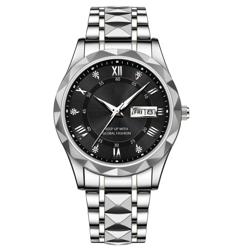 ⌚Ideales Geschenk - Wasserdichte Luxusuhr für Männer mit Leuchtmasse