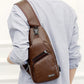 Exquisites Geschenk - Multifunktionale Brusttasche aus Leder von hoher Qualität