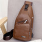 Exquisites Geschenk - Multifunktionale Brusttasche aus Leder von hoher Qualität