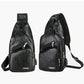 Exquisites Geschenk - Multifunktionale Brusttasche aus Leder von hoher Qualität