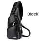 Exquisites Geschenk - Multifunktionale Brusttasche aus Leder von hoher Qualität
