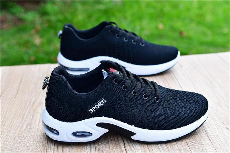 Herren Bequeme Mesh-Sneaker mit Gummikissen-Sohle