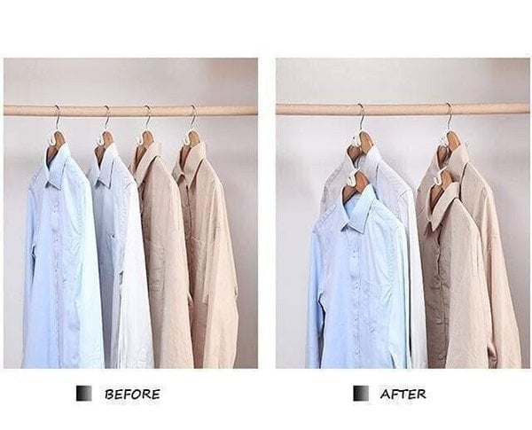 👚 50% RABATT! 🧺 Platzsparende Kleiderbügel-Verbinder – Intelligente Haken, mehr Schrankplatz & ordentliche Organisation – Perfekt für einen aufgeräumten Kleiderschrank ❄️