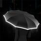 🌧️🌞🌂Reflektierender Sicherheitsstreifen Ringschnalle Regenschirm