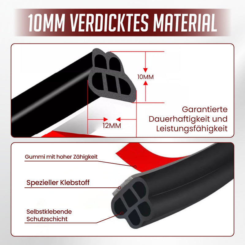 🚗 Staubdichtes Gummidichtband zur Lärmminderung - Universelle Selbstklebende Dichtung für Ruhige und Bequeme Fahrten 🔇🧤