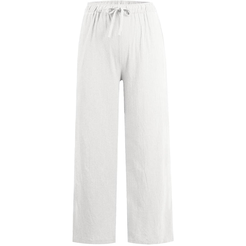 🔥👗LETZTER TAG – 50% OFF Bequeme Leinen-Baumwoll-Hosen für Damen, luftig & elegant ☀️🌿 Perfekt für Sommer, Homeoffice & Reisen – atmungsaktiv, weite Bein-Passform