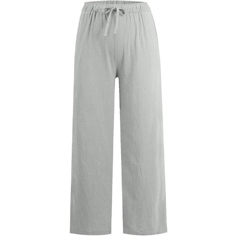🔥👗LETZTER TAG – 50% OFF Bequeme Leinen-Baumwoll-Hosen für Damen, luftig & elegant ☀️🌿 Perfekt für Sommer, Homeoffice & Reisen – atmungsaktiv, weite Bein-Passform