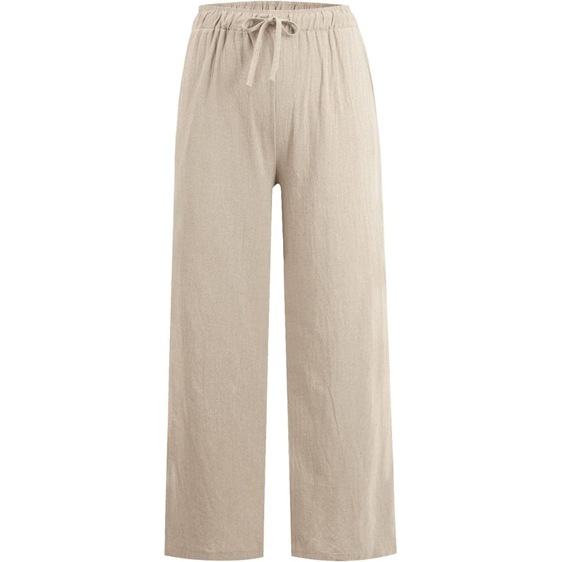 🔥👗LETZTER TAG – 50% OFF Bequeme Leinen-Baumwoll-Hosen für Damen, luftig & elegant ☀️🌿 Perfekt für Sommer, Homeoffice & Reisen – atmungsaktiv, weite Bein-Passform