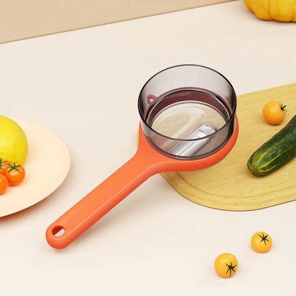 Multifunctional Peeler with Debris Storage Bucket