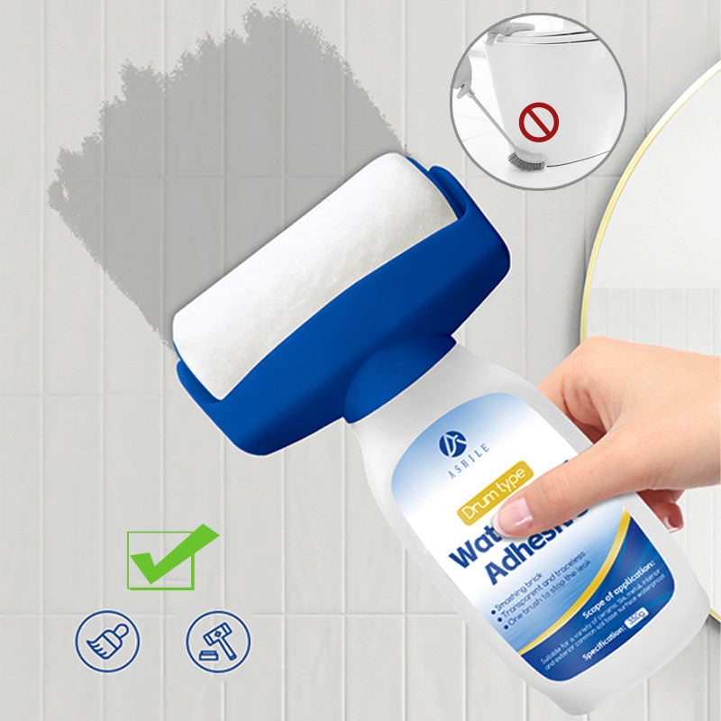 🧴✅ 2026 NEUES UPGRADE! Transparenter wasserfester Kleber mit Walzenpinsel – Stark, flexibel & tropffrei – Perfekt für Reparaturen, Basteln & Abdichten 💦✨