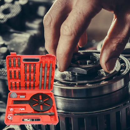 🔥Werkzeug zur Demontage von Innenlagern Abzieher 🔧 Innenlager-Abzieher Set aus Kohlenstoffstahl – 6 Spannzangen in robuster Box für Auto & Fahrrad
