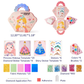 👑 50% RABATT SONDERANGEBOT! ✨ 3-in-1 Prinzessin Ankleid- & Schminkset - Enthält Kronen, Zauberstäbe & Schminke für Kreative Rollenspiele 🧚‍♀️✨