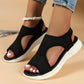 🎉 Halbpreis-Party! 🌺Bequeme atmungsaktive flache Sandalen mit offener Zehe für Damen im Sommer