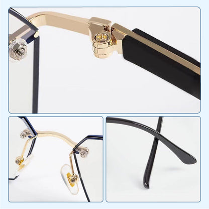 2-in-1-Lesebrille mit photochromem Blaulichtschutz